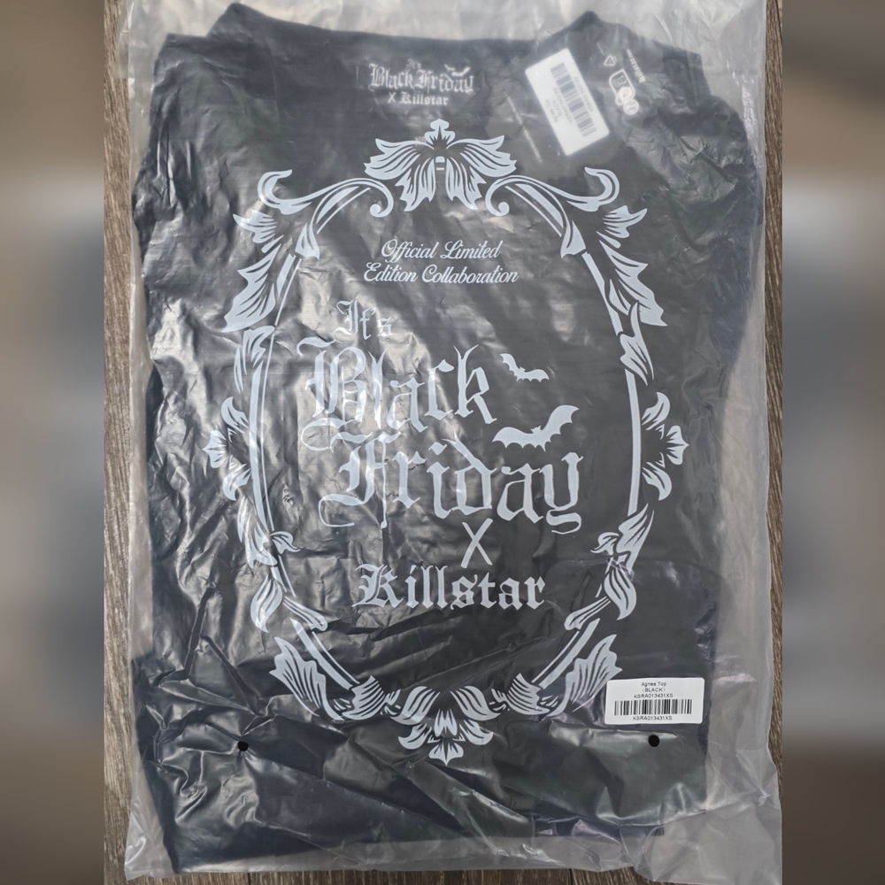 Killstar Limited Edition Its Black Friday - Agnes Blouse XS